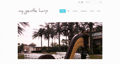 Desktop Screenshot of mygentleharp.com