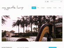 Tablet Screenshot of mygentleharp.com